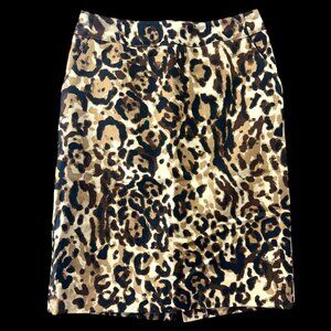 Merona Leopard Print Pencil Skirt